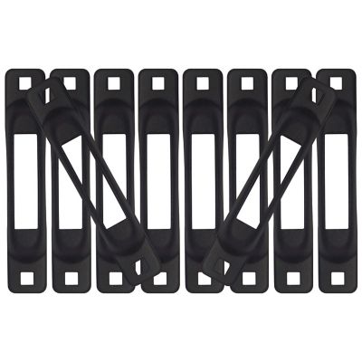 Snap-Loc Black E-Track Single Strap Anchor, 10 pk.