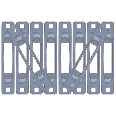 Snap-Loc Zinc E-Track Single Strap Anchor, 10 pk.