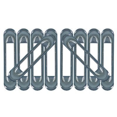 Snap-Loc Weld-On Unfinished E-Track Single Strap Anchor, 10 pk.