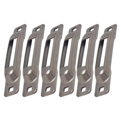 Snap-Loc Stainless E-Track Single Strap Anchor, 6 pk.