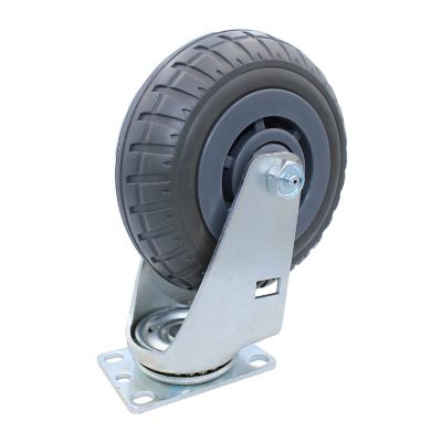 Snap-Loc 400 lb. Caster 6 in. Extreme-Duty Synthetic Rubber Swivel