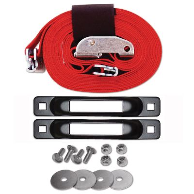 Snap-Loc E-Track Single Truck & Trailer Anchor Kit with 2 in. x 16 ft. Cam Strap, 3,000 lb.