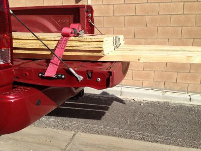 Image showing 5 th Snap-Loc E-Track Single Tailgate Strap Kit with 2 in. x 16 ft. Ratchet 4,400 lb.