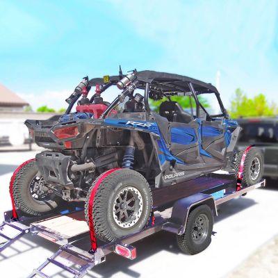 Image showing 8 th Snap-Loc E-Track Single Tailgate Strap Kit with 2 in. x 16 ft. Ratchet 4,400 lb.