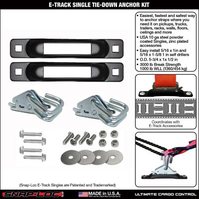 Image showing  E-Track Single Tie-Down Anchor Kit