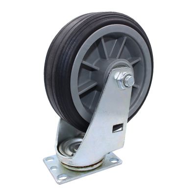 Snap-Loc 375 lb. Caster 6 in. All-Terrain Solid Rubber Swivel