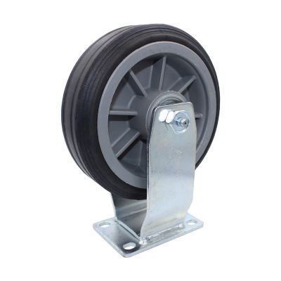 Snap-Loc 375 lb. Caster 6 in. All-Terrain Solid Rubber Rigid