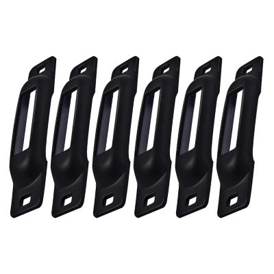 Snap-Loc Black E-Track Single Strap Anchor, 6 pk.