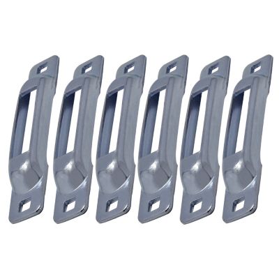 Snap-Loc Zinc E-Track Single Strap Anchor, 6 pk.