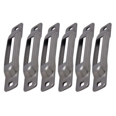 Snap-Loc Unfinished E-Track Single Strap Anchor, 6 pk.