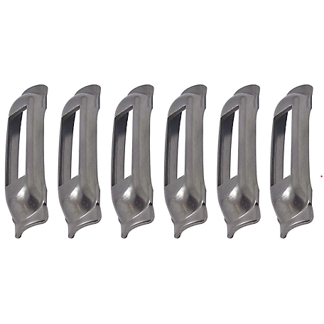 Snap-Loc Weld-On Contoured Unfinished E-Track Single Strap Anchor, 6 pk.