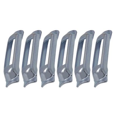 Snap-Loc Weld-On Contoured E-Track Single Strap Anchor, 6 pk. (Zinc)