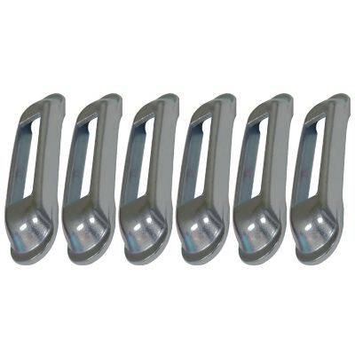 Snap-Loc Weld-On Unfinished E-Track Single Strap Anchor, 6 pk.