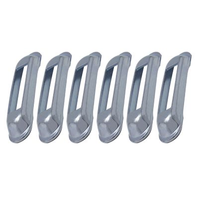 Snap-Loc Weld-On E-Track Single Strap Anchor, 6 pk. (Zinc)