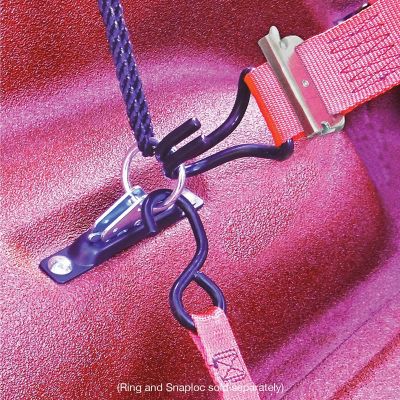 Image showing  1 in. x 8 ft. S-Hook Strap Tie-Down with Ratchet, 2,500 lb. 2 pk.