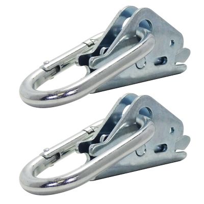 Snap-Loc E-Track Snap-Hook Carabiner Tie-Down For Rope, Cable, 2 pk.