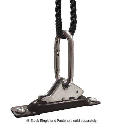 Image showing  E-Track Snap-Hook Carabiner Tie-Down For Rope, Cable, 2 pk.
