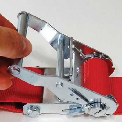 Image showing  2 in. x 16 ft. E-Track Tie-Down Strap with Ratchet, 4,400 lb.