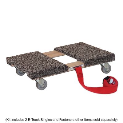 Image showing  E-Track Single Wood Dolly Strap Anchor Kit