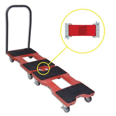 Image showing  2 in. x 6 in. E-Track Tie-Down Strap & Dolly Connector, 4,400 lb. 2 pk.