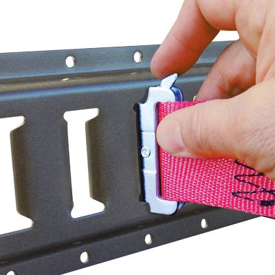 Image showing  2 in. x 12 in. E-Track Multi-Purpose Tie-Down Strap, 4,400 lb. 2 pk.
