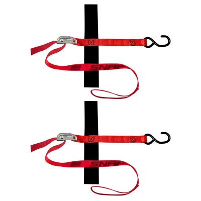Snap-Loc 1 in. x 4 ft. S-Hook Loop Strap Tie-Down with Cam, 1,500 lb., 2 pk.