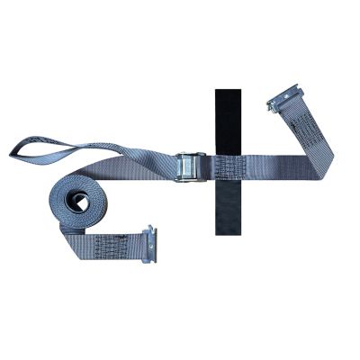 Snap-Loc 2 in. x 16 ft. E-Track Tie-Down Strap with Cam Gray Import, 2,500 lb.