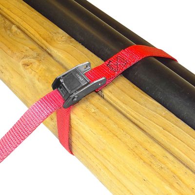 Image showing  1 in. x 6 ft. Cinch Strap Tie-Down with Cam, 1,500 lb. 2 pk.