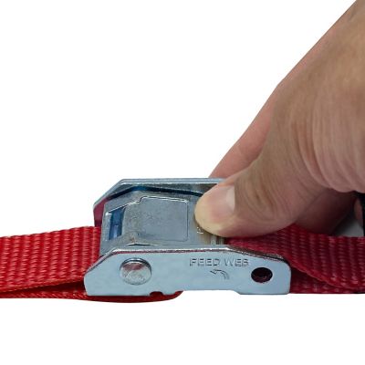 Image showing  1 in. x 6 ft. Cinch Strap Tie-Down with Cam, 1,500 lb. 2 pk.