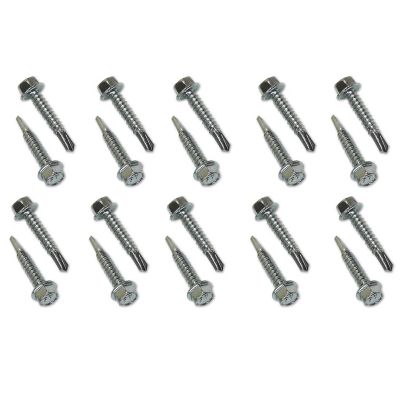 Snap-Loc E-Track Self-Drilling Metal Screw 20 pc. Set 1/4 x 1-1/4 in.