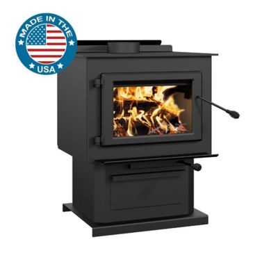 Englander Wood-Burning Blue Ridge 500 Stove, 2,700 sq. ft., 110,000 BTU