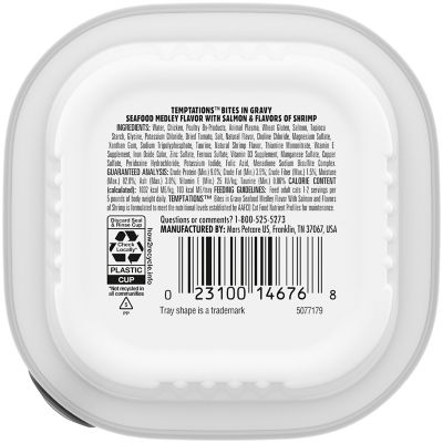 Image showing  Wet Cuts in Gravy Seafood Medley, 3.5 oz.