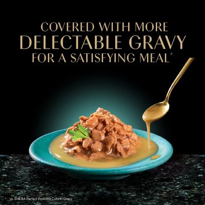 Image showing 5 th Sheba Gravy Indulgence Multipack Beef with Extra Rich Gravy & Chicken with Extra Rich Gravy