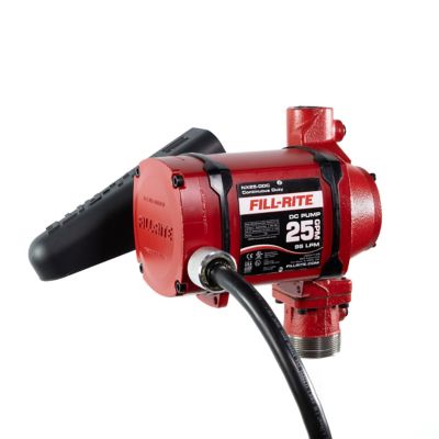 Fill-Rite 12V/24V 25 GPM Cont Duty BSPP Threaded Bung Mounted Fuel Transfer Pump (Pump Only)