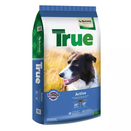 Nutrena True Adult Active 26/18 Chicken Recipe Dry Dog Food 50 lb Bag Dry Dog Food