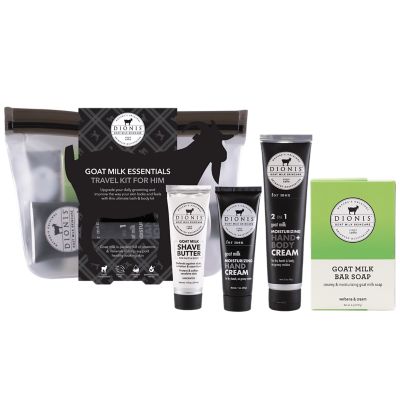 Dionis Goat Milk Skincare Men's Travel Set, 5 pc