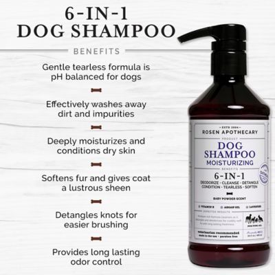 Image showing  6-in-1 Moisturizing Dog Shampoo, 480 ml