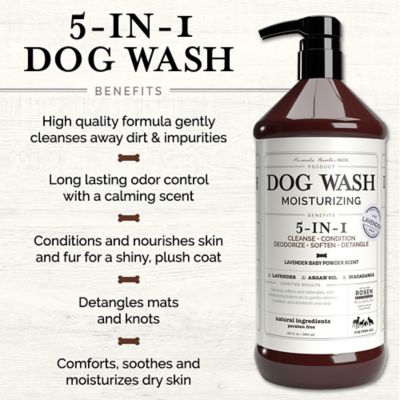 Image showing  5-in-1 Moisturizing Dog Wash, 960 ml