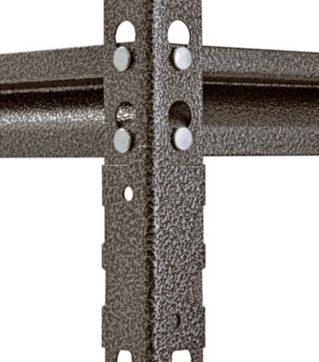 Image showing  4-Tier 36 in. x 18 in. x 60 in. Shelving Unit, Silver Vein