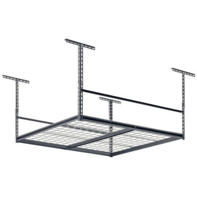 Muscle Rack Ceiling Storage Rack 47 W x 47 D x 28 H in. Silver Vien