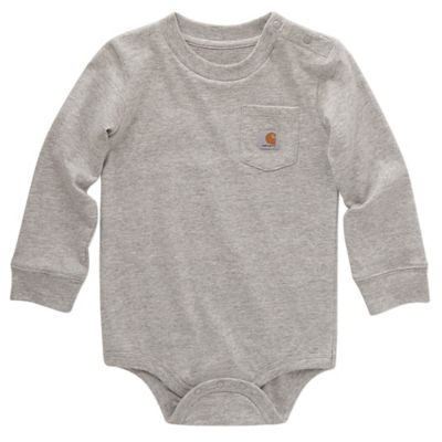 Carhartt Baby Unisex Long-Sleeve Pocket Bodysuit Great quality and workmanship