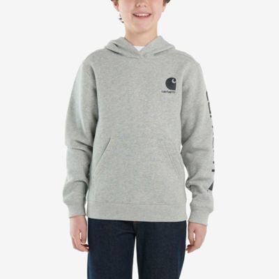 Carhartt Boys' Long-Sleeve Hooded Graphic Fleece Sweatshirt