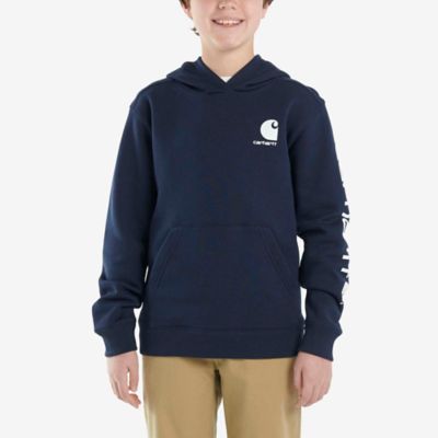 Carhartt Long-Sleeve Hooded Graphic Fleece