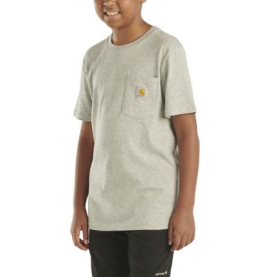 Image showing 2 th Carhartt Boys' Crew Neck Short-Sleeve Pocket T-Shirt