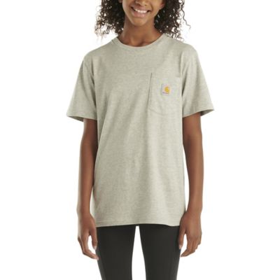 Image showing 4 th Carhartt Boys' Crew Neck Short-Sleeve Pocket T-Shirt
