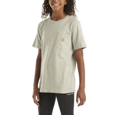 Image showing 5 th Carhartt Boys' Crew Neck Short-Sleeve Pocket T-Shirt