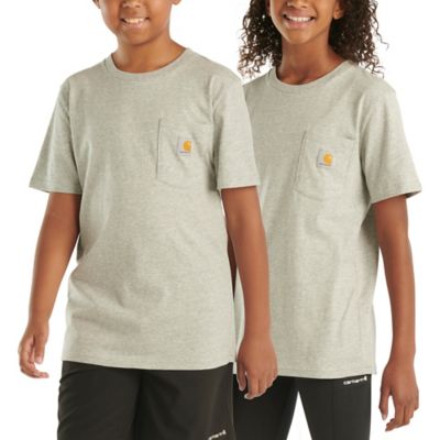 Carhartt Boys' Crew Neck Short-Sleeve Pocket T-Shirt