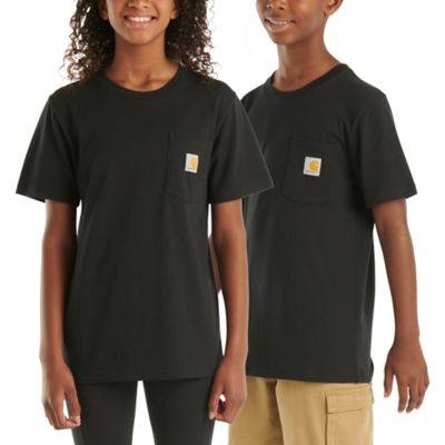 Carhartt Boys' Crew Neck Short-Sleeve Pocket T-Shirt