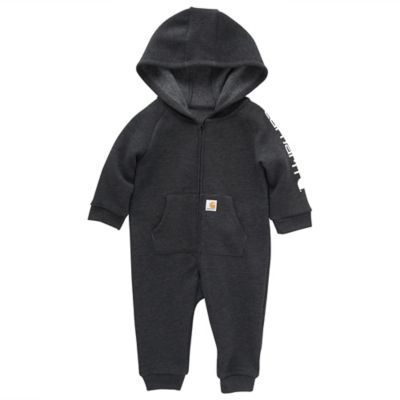 Image showing 0 th Carhartt Baby Boys' Fleece Zip Front Long-Sleeve Coveralls