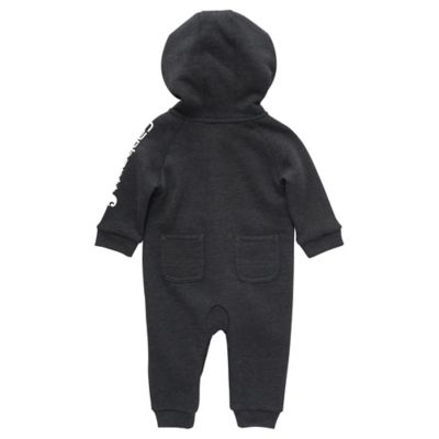 Image showing  Baby Boys' Fleece Zip Front Long-Sleeve Coveralls